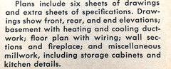 SET OF 3: RARE VINTAGE BLUEPRINTS & RANCH HOUSE PLAN – 1950s “GE WONDER HOME”