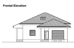 Small Modern 2 Bedroom 2 Bathroom House Floor Plan Blueprints, 116.3m2/1252SQF