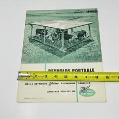 1953 Reynolds Aluminum How To Build Portable Cattle Shelter Plan Blueprint Farm