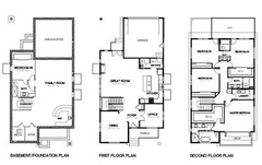 Custom Home Building Plans 5 bedroom 4,192 sq ft – Blueprints – PDF files