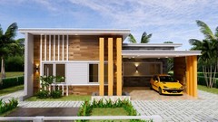 40×36 Feet House Plans 12×11 Meter 3 Beds 3 Baths Flat Roof PDF (A4 Hard Copy)