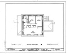 Victorian brick cottage with porches and dormers, architectural printed plans
