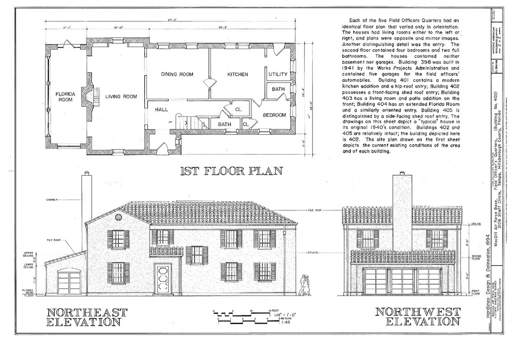 Southwest style spacious home, architectural plans, clay tile roof, PRINTED COPY
