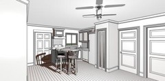 Tiny Home Construction Plans Model 747 with Energy Saving Checklist