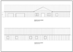 3685 Square Foot, 8 Bed, 5.5 Bath, Loft, 3 Car Garage Barndominium House Plans!