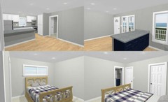 20×24 Duplex — PDF Floor Plan — 960 sq ft — Model 1