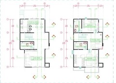Small House Plan 6.7×10.8 meter 2 Beds PDF Full Plans (A4 Hard Copy)