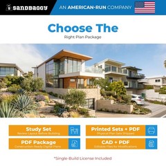The Vista — Luxury Modern Contemporary Hillside House Plan – Sandbaggy