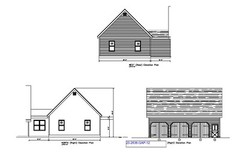 26′ X 36′ GARAGE ADDITION PLANS – CAPE STYLE GARAGE ADDITION – PLAN 23-2636-GAP-