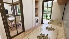 House Plans 13×7.5 Meter 43×25 Feet 3 Beds 2 Baths Shed Roof (A4 Hard Copy)