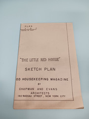 VTG 1950s The Little Red House Good Housekeeping Floor Plan MCM Chapman & Evans