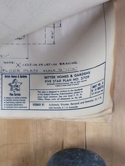 Vtg. 1956 Better Homes & Gardens Blueprint Five Star Home Plan #2709