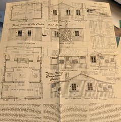 Craft Patterns Cabin & Cottage Packet Building Plans/Patterns