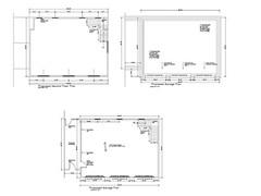 30’X40′-40’X30′ GARAGE PLANS GABLE END OVERSIZED 3 CAR GARAGE PLAN 18-3040-GBL-6