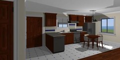 Small House Plans 1080 sq.ft. two bedrooms. FREE SHIPPING