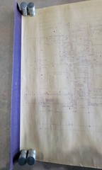 Vintage 1973 Architectural Private Residence Blueprints Bound Set 5 Sheets