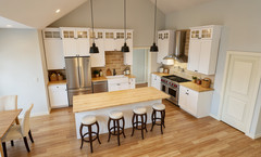 Classic Country Farmhouse Plan: 2,250 (Living) Sqft-3 Bedroom-2.5 bath-Office-Di