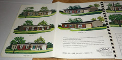 MCM 1970 Mid-Century House Designs/Plans National Homes Corp Large Spiral Bound