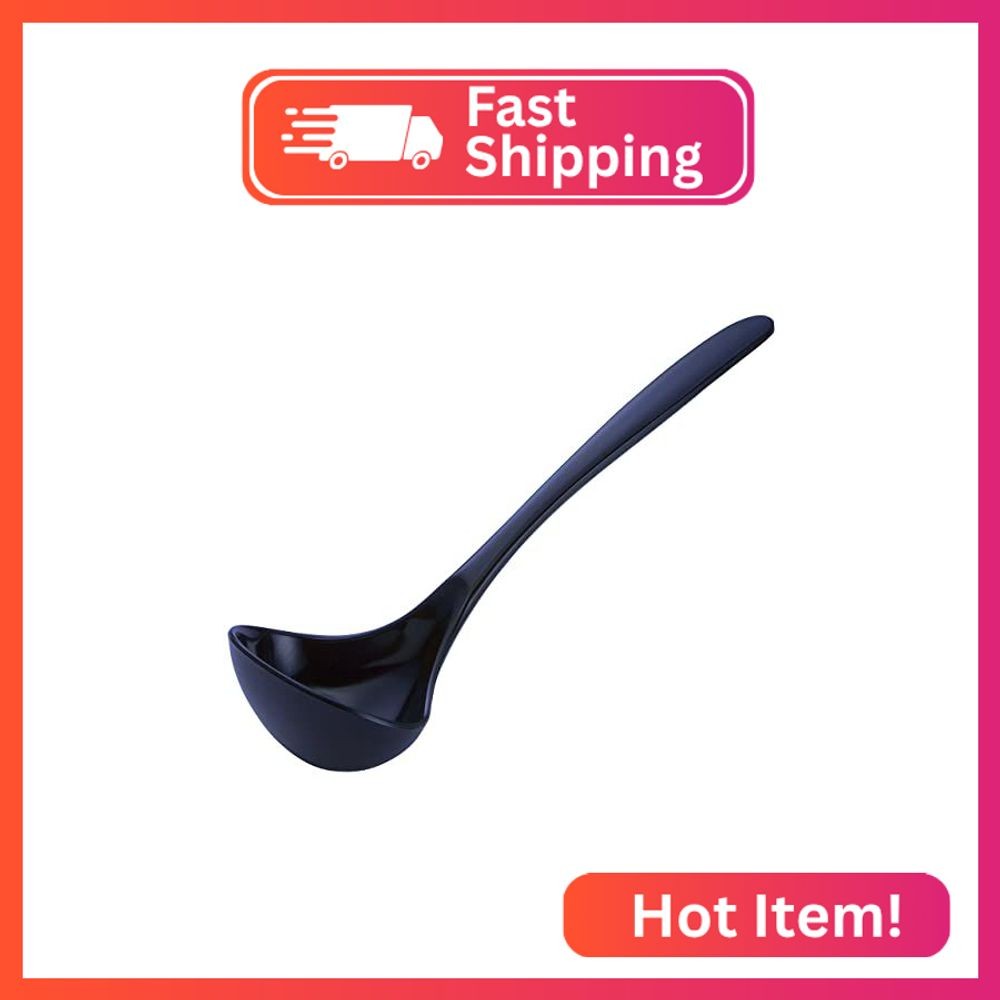 Gourmac 11.25-Inch Melamine Soup Ladle, Cobalt Blue