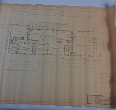 Mid Century Original 1969 Architectural Blueprints Drawings