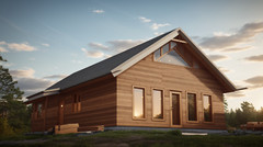 Modern House Plan, American Style House, Barndominium House, Farm House- G105