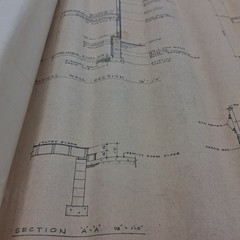Mid Century Original 1969 Architectural Blueprints Drawings