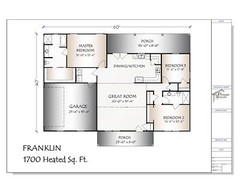 Franklin House Plan 1700 Heated Square Feet