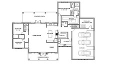 Modern Craftsman Farmhouse House 3 bed 2.5 bath (65’x91′) with bonus attic Full