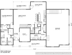 Full Set of two story 4 bedroom house plans 3,068 sq ft