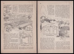“Build Your Own Garage” 14’x18’ Hip Roof 1928 HowTo Build PLANS Mission style