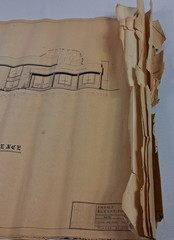 Mid Century Original 1969 Architectural Blueprints Drawings