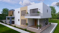 30×49 Feet House Plans 9×15 Meter 5 Beds 7 Baths Terrace Roof PDF (A4 Hard Copy)