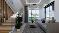 28×33 feet House Plan 8.5×10 meter 4 Beds 2 Baths PDF, CAD Files &A4 Hard Copy