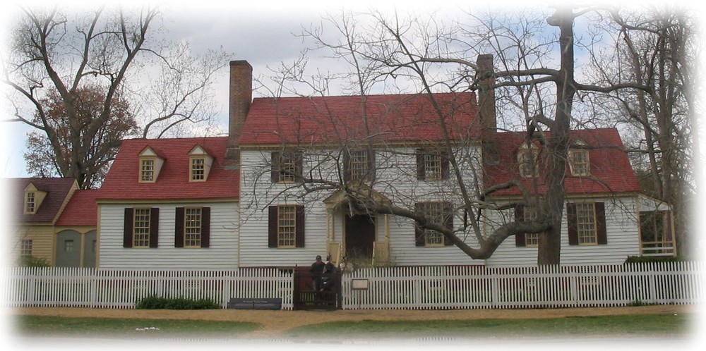 Authentic Colonial Williamsburg Home, wood farmhouse, architectural plan set