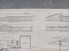 VTG 1950s Harris House Good Housekeeping Floor Plan L Shape Ranch Harwell MCM