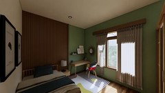 House Plan Modern Home Building / 3 Bedroom, 3 Bathroom with Garage