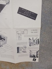 VTG 1950s Harris House Good Housekeeping Floor Plan L Shape Ranch Harwell MCM