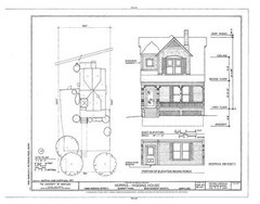 Victorian Shingle Style home for a narrow lot – detailed plans, charming porch