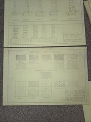 Architectural House Blueprints Plans Mid Century Modern Home 1941 MN 17 Pieces Z
