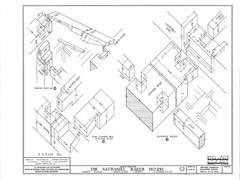 Colonial Cottage, printed architectural plans, detailed timber frame drawings