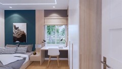 30×33 Feet Simple House Design 9×10 Meter 2 Bed 1 Bath Gable Roof (A4 Hard Copy)