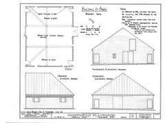 Architectural Home Plans, Prestwould Virginia Plantation Mansion w/ cottages