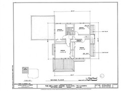 1925 Sears House Mission Style home plan, 4 bedrooms printed architectural plans