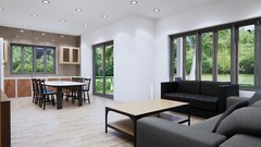 40×30 Feet House Plan 12×9 Meter 2 Beds 2 Baths Flat Roof PDF (A4 Hard Copy)