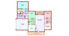 Beautiful 1-Story Bungalow House Plan1,999 SF