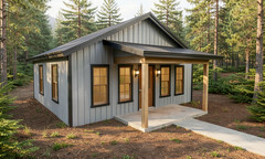 840 Sqft (Living) Modern Cabin – 2 Bd, 1 Ba