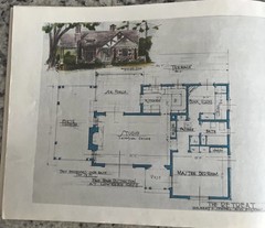 Vintage 1945 Future Homes Co Home Plan Catalog MCM Ranchers 50 Colorful Drawings