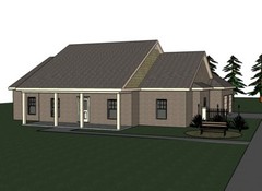 Abbigale 2161G 5 ALL BRICK home, house plan 4 beds, 2.5 baths PDF