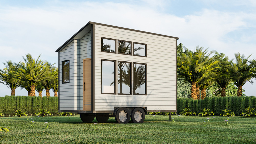 Comprehensive Building Plans for 8′ x 16′ Tiny Mobile Home – 128sqft area Living