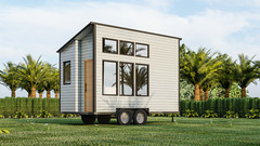 Comprehensive Building Plans for 8′ x 16′ Tiny Mobile Home – 128sqft area Living